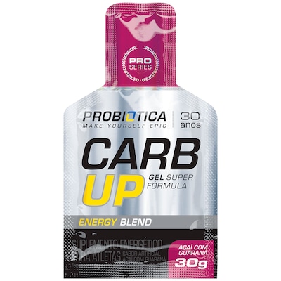 Energético Probiótica Carb UP Gel - Açaí com Guaraná - 10 Unidades - Foto 1