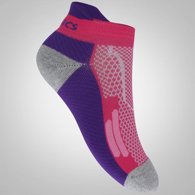 Meias Asics Run Single Tab - Feminina - Foto 1