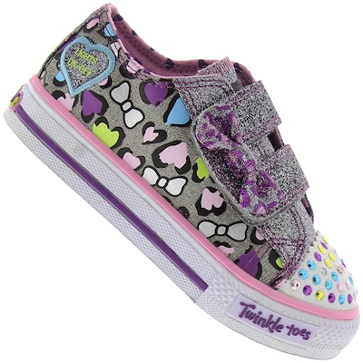 Tênis Skechers Shuffles Sweet Treat BB Feminino - Infantil - Foto 2