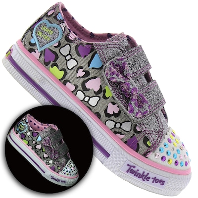 Tênis Skechers Shuffles Sweet Treat BB Feminino - Infantil - Foto 1