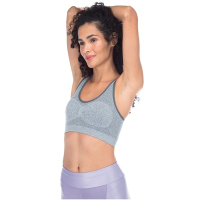 Top Fitness com Bojo Oxer Seamless Alça Cruzada - Adulto - Foto 2