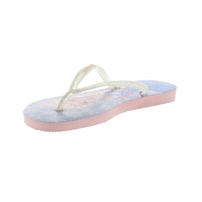 Chinelo Havaianas Slim Frozen 17 Feminino - Infantil - Foto 5