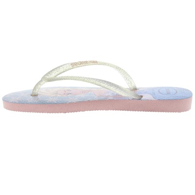 Chinelo Havaianas Slim Frozen 17 Feminino - Infantil - Foto 6