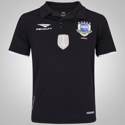Camisa da CBFS Of All Black Penalty - Masculina - Foto 1
