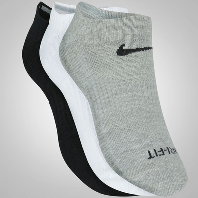 Kit de Meia Nike Dri-Fit Lightweight com 3 Pares - Adulto - Foto 3