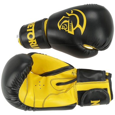Kit de Boxe Pretorian: Bandagem + Protetor Bucal + Luvas de Boxe First - 12 OZ - Adulto - Foto 3