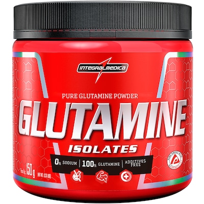 Glutamina Integralmédica Isolates - 150g - Foto 1