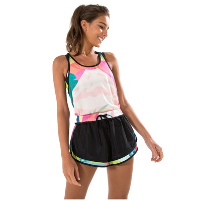 Shorts Farm Rio Running Detalhe Galego Tropical - Feminino - Foto 2