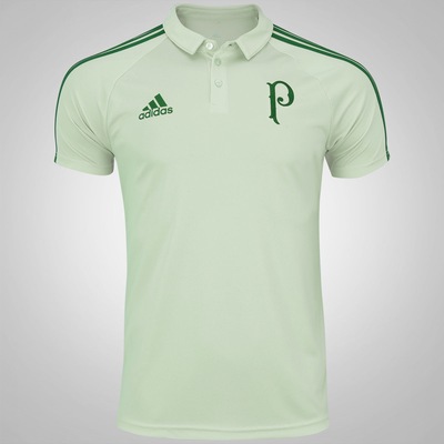 Camisa Polo de Viagem do Palmeiras adidas - Masculina - Foto 1