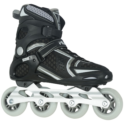 Patins Fila Master Wave - In Line - Fitness - ABEC 7 - Base de Alumínio - Adulto - Foto 2