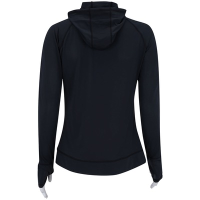 Camiseta Manga Longa Oxer com Bolso e Capuz - Feminina - Foto 2