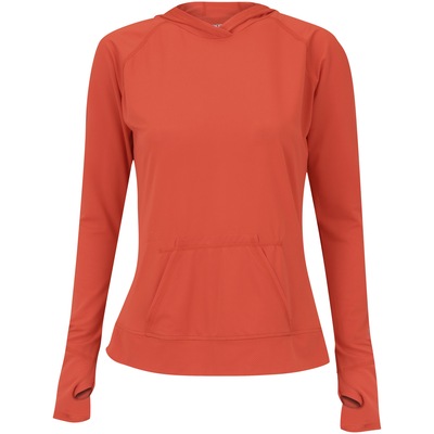 Camiseta Manga Longa Oxer com Bolso e Capuz - Feminina - Foto 1