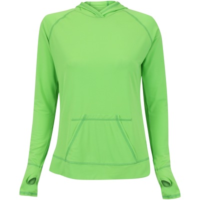 Camiseta Manga Longa Oxer com Bolso e Capuz - Feminina - Foto 1