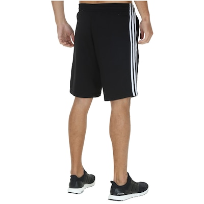 Bermuda de Moletom adidas Essentials 3S Coft - Masculina - Foto 4
