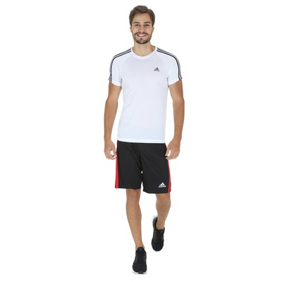 Bermuda adidas D2M 3S - Masculina - Foto 5