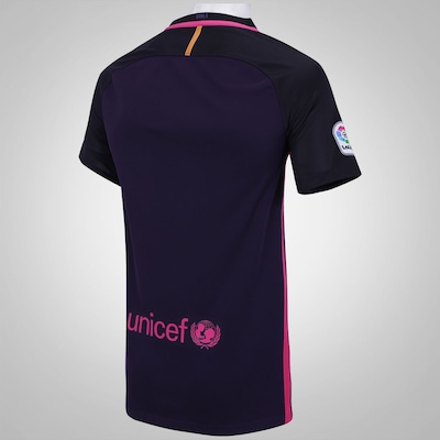 Camisa Barcelona II 16/17 Nike com Patrocínio - Masculina - Foto 4