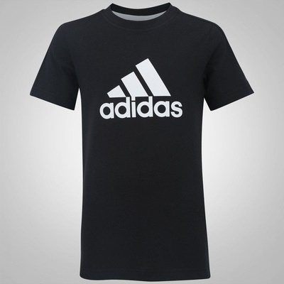 Camiseta adidas YB Logo - Infantil - Foto 1
