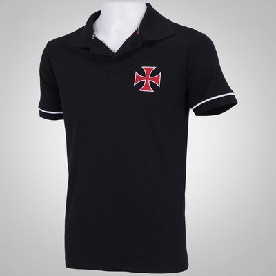 Camisa Polo do Vasco da Gama Volt Braziline - Masculina - Foto 3