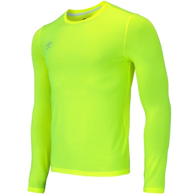 Camiseta Manga Longa com Proteção Solar UV Umbro Basic - Masculina - Foto 3