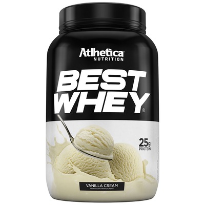 Whey Protein Atlhetica baunilha Best - 900g - Foto 1