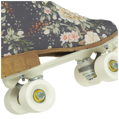 Patins 4 Rodas Retrô Farm Rio Flowers - Quad - Adulto - Foto 4