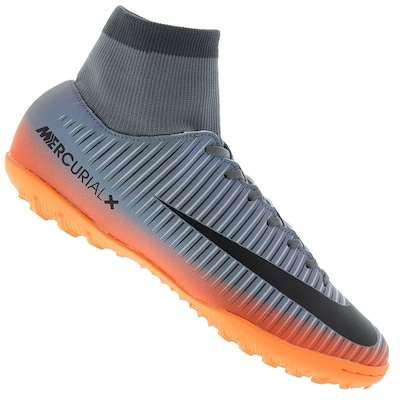 Chuteira Society Nike Mercurial Victory CR7 DF TF - Adulto - Foto 1