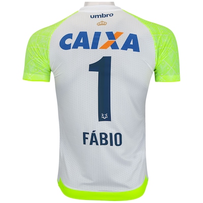 Camisa de Goleiro do Cruzeiro 2017 Umbro nº 1 Fábio - Masculina - Foto 2