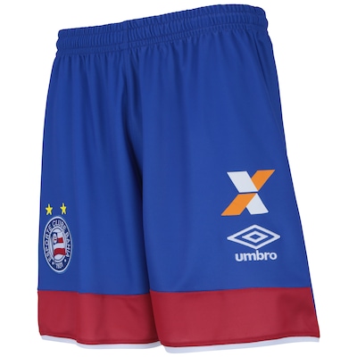 Calção do Bahia I 17 Umbro com Patrocínio - Masculino - Foto 3