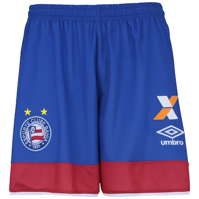 Calção do Bahia I 17 Umbro com Patrocínio - Masculino - Foto 1