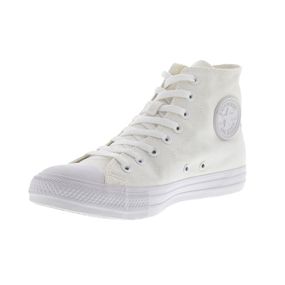 all star monochrome branco cano alto