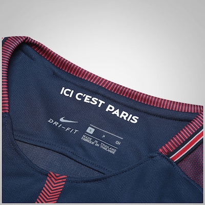 Camisa PSG I 17/18 Nike - Masculina - Foto 6