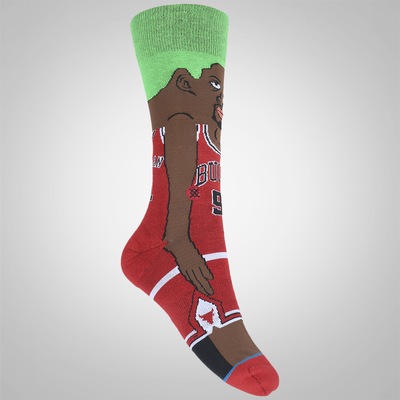 Meia Cano Alto Stance Rodman Cartoon - Adulto - Foto 1