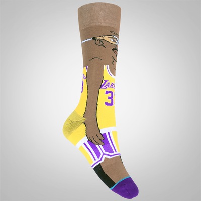 Meia Cano Alto Stance Kareem Cartoon - Adulto - Foto 1