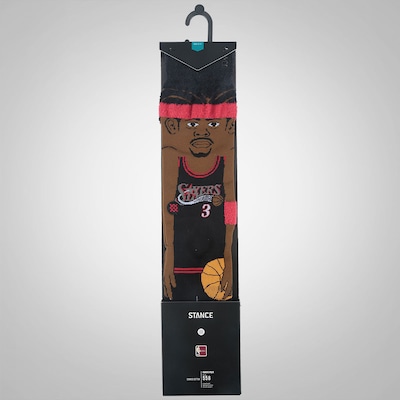 Meia Cano Alto Stance Iverson Cartoon - Adulto - Foto 4