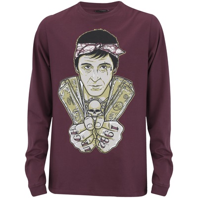 Camiseta Manga Longa Urgh Scarface - Masculina - Foto 1