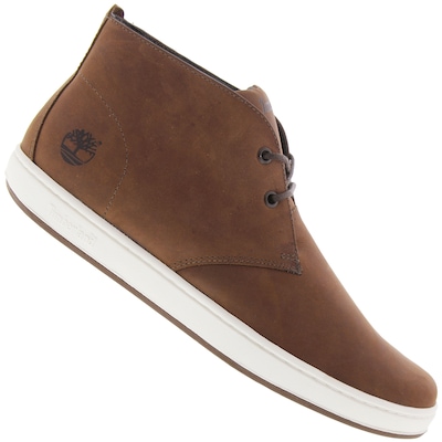 Tênis Cano Alto Timberland Plain Toe Leather - Masculino - Foto 1