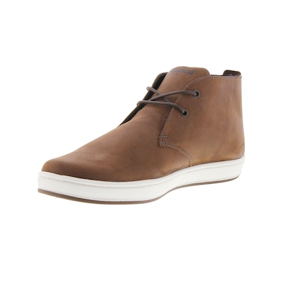 Tênis Cano Alto Timberland Plain Toe Leather - Masculino - Foto 4
