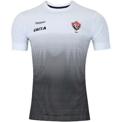 Camisa do Vitória Concentração Atleta 2017 - Masculina - Foto 1