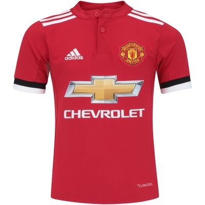 Camisa Manchester United I 17/18 adidas - Infantil - Foto 1
