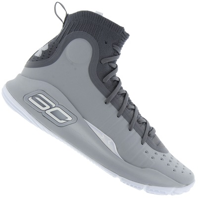 Tênis Cano Alto Under Armour Curry 4 - Masculino - Foto 1