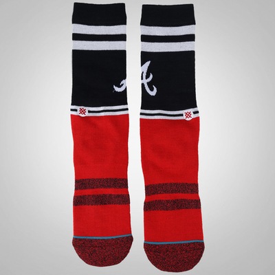 Meia Cano Alto Stance Atlanta Braves - Adulto - Foto 4