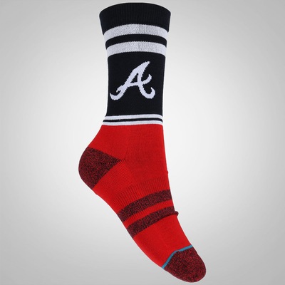 Meia Cano Alto Stance Atlanta Braves - Adulto - Foto 1