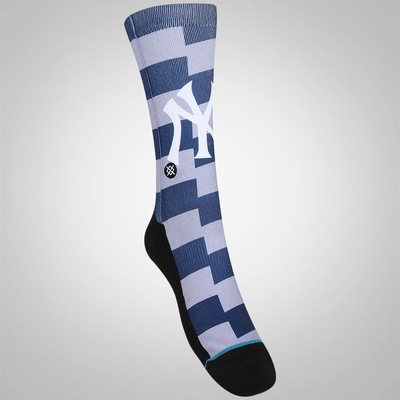 Meia Cano Alto Stance New York Yankees Splatter - Adulto - Foto 3