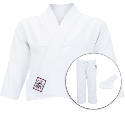 Kimono Keiko Reforçado Iniciante BCO - Infantil - Foto 1