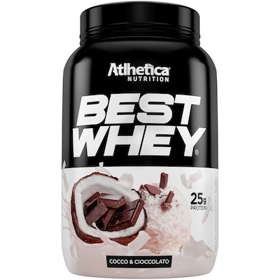 Whey Protein Atlhetica Best Whey - Coco e Chocolate - 900g - Foto 1