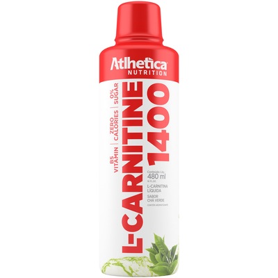 L-Carnitina Atlhetica L-Carnitine 1400 - Chá Verde - 480ml - Foto 1