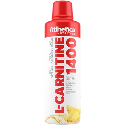 L-Carnitina Atlhetica L-Carnitine 1400 - Abacaxi - 480ml - Foto 1