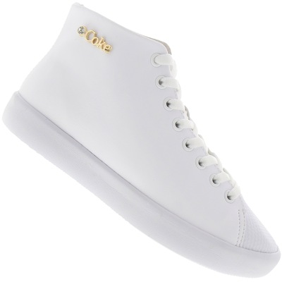 Tênis Cano Alto Coca-Cola Luxor Hi - Feminino - Foto 1