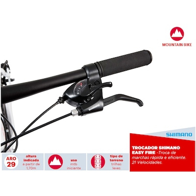 Mountain Bike Schwinn Eagle - Aro 29 - Freio a Disco - Câmbio Shimano - 21 Marchas - Foto 4