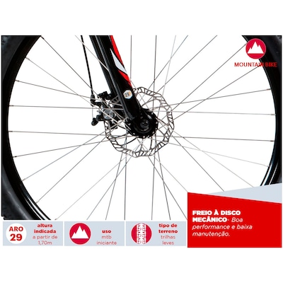 Mountain Bike Schwinn Eagle - Aro 29 - Freio a Disco - Câmbio Shimano - 21 Marchas - Foto 5